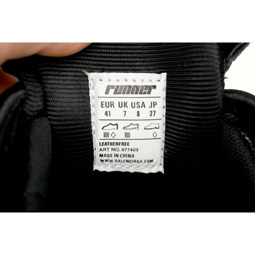 B*lenciaga Runner (Black)