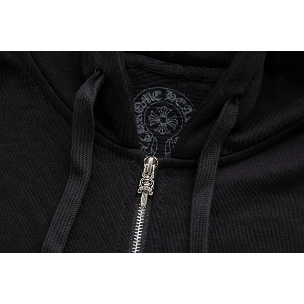 C*rome Hearts Zip-Up Hoodie (Black)