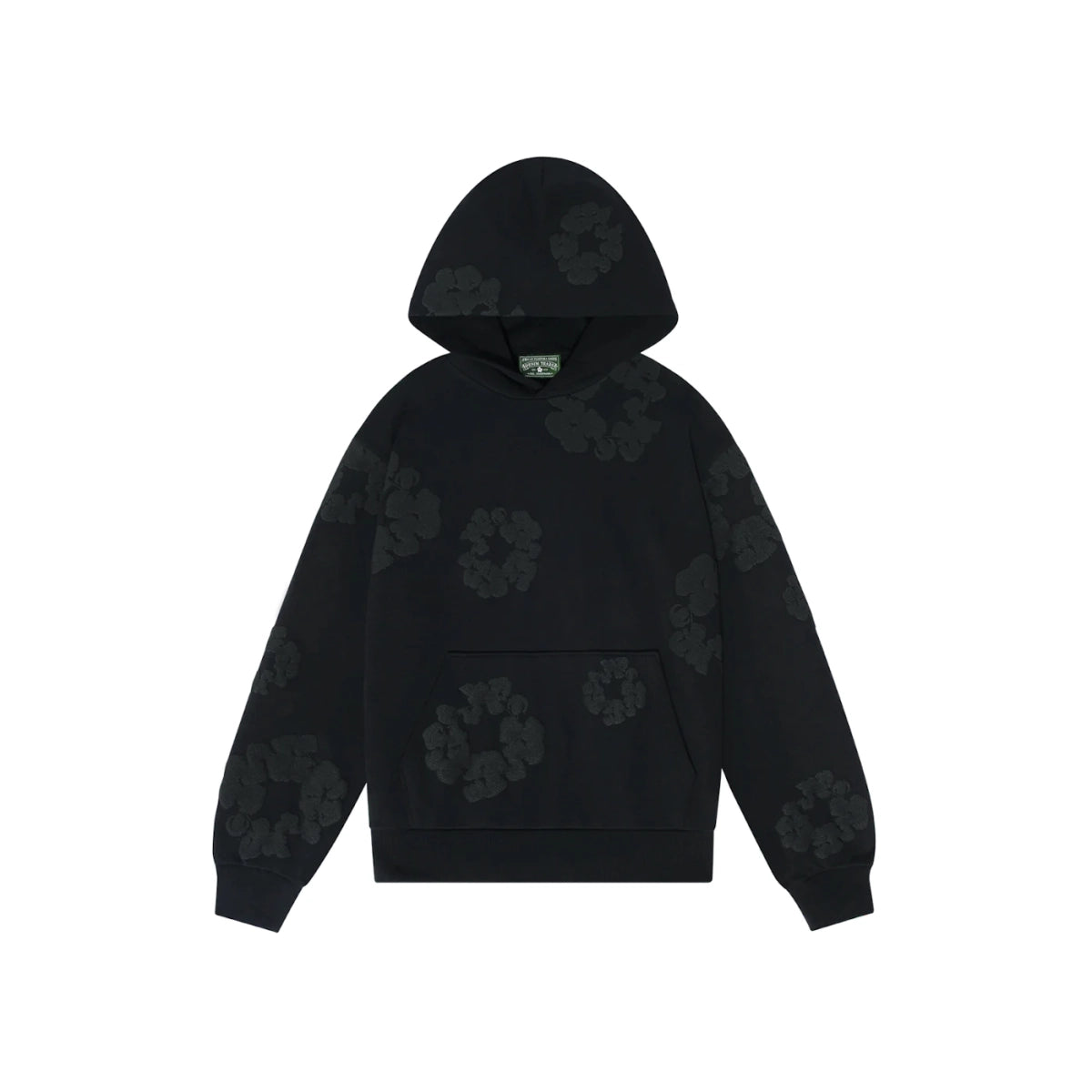 D*nim Tears Cotton Wreath Hoodie Black Monochrome