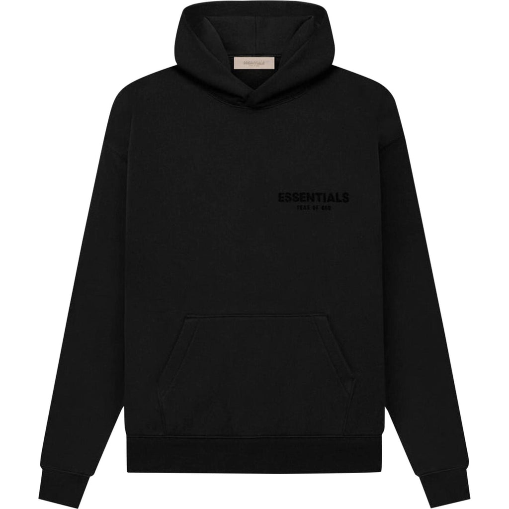 E*sentials Hoodie ss22 (Jet Black)