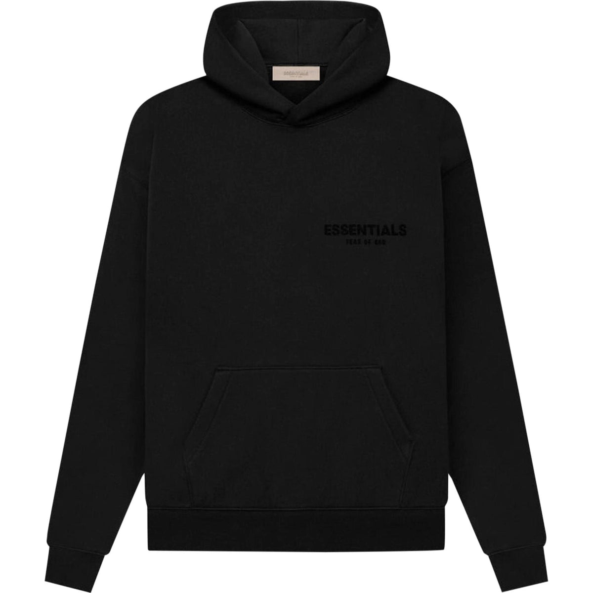 E*sentials Hoodie ss22 (Jet Black)
